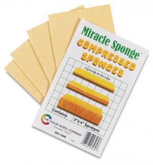 Miracle Sponges 115mm x 75mm - Pack of 4